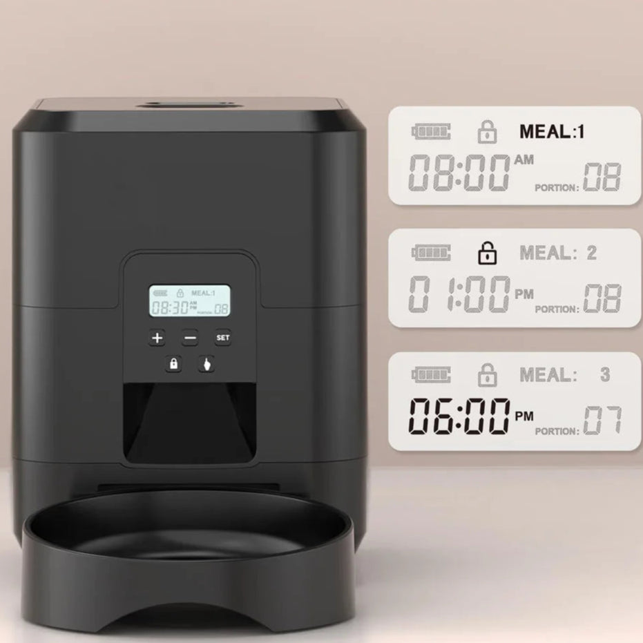 Smart Pet Feeder Automatic Cat Feeder Dog Slow Food Machine with Timed Quantitative Automatic Cat Food Dispenser Cat Dog Bowl